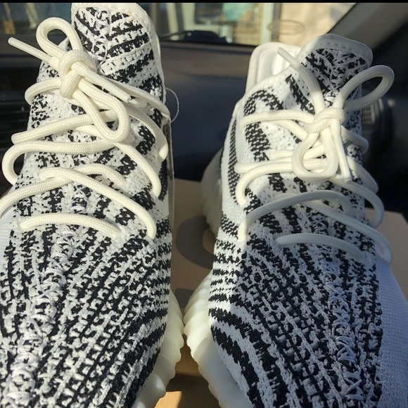 Zebra Yeezys - Picture 2 of 3